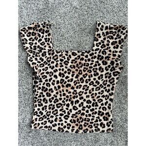 ❤️Society Stitch Cheetah Top
